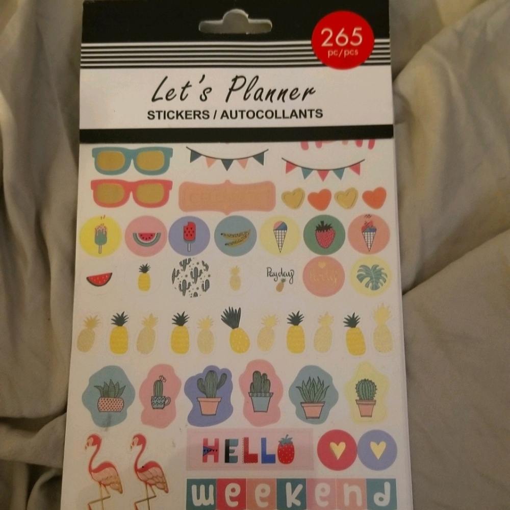 Let's Planner stickers